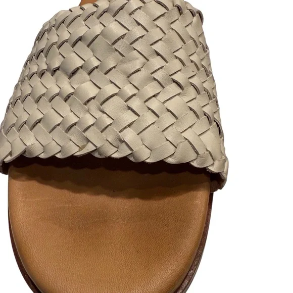 Madewell Louisa slide sandal in woven leather in Sz 9. EUC - Picture 4 of 10